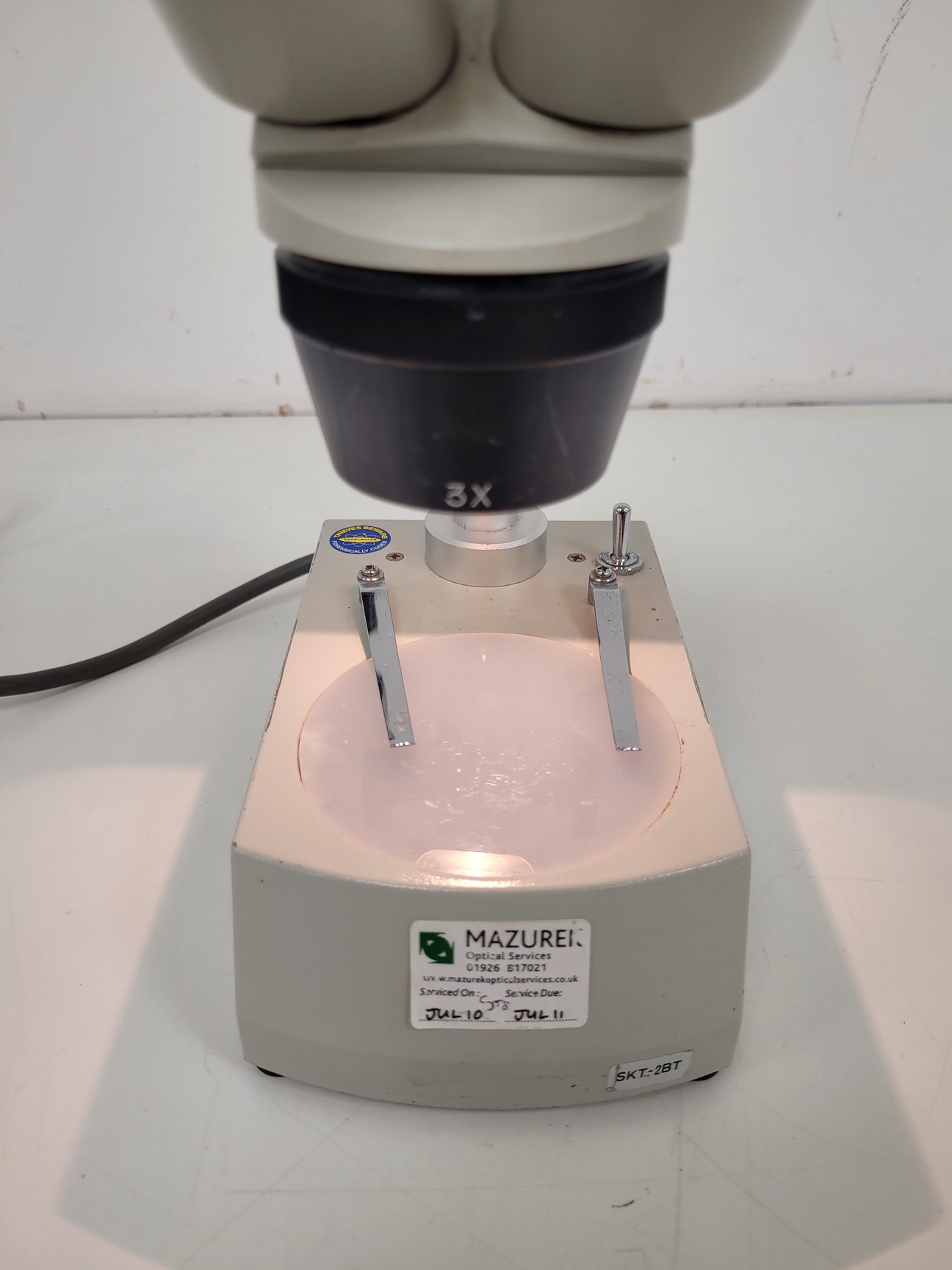 Image of Meiji Techno Microscope  Model SKT 1x, 3x Stereo Zoom Lab