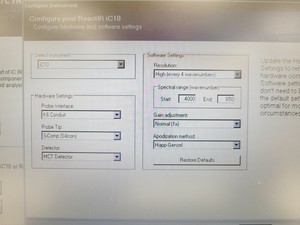 Thumbnail image of Mettler Toledo ReactiR iC10 w FTIR Spectrometer System & Software Lab Fulty