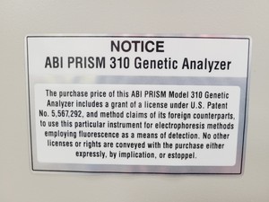 Thumbnail image of Applied Biosystems ABI Prism 310 Genetic Analysis System Lab