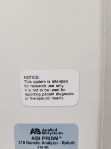 Thumbnail image of Applied Biosystems ABI Prism 310 Genetic Analysis System Lab