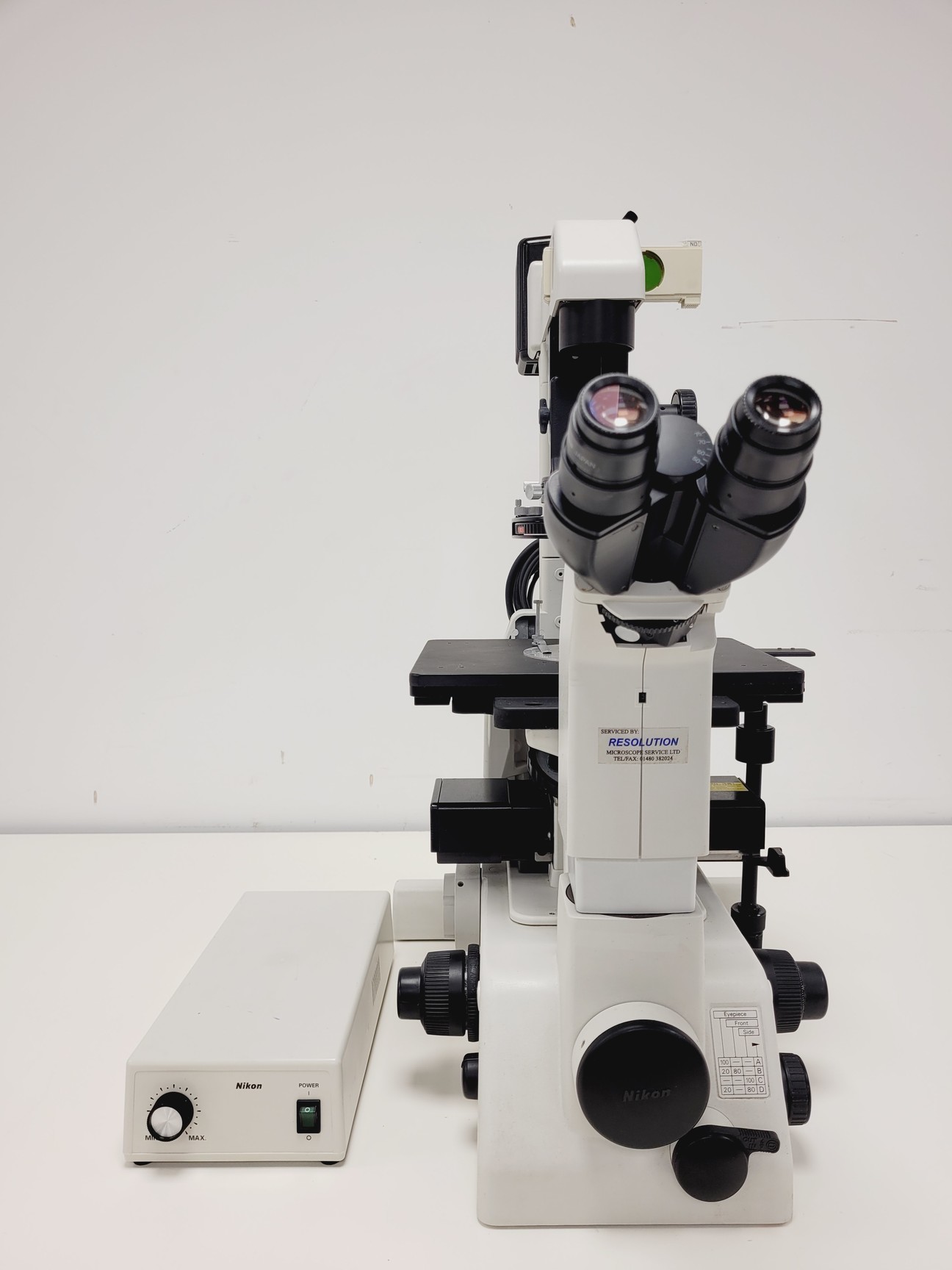 Image of Nikon Eclipse TE300 Microscope Inverted Fluorescence Microscope Lab Faulty