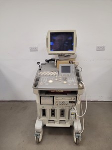 Thumbnail image of Aloka ProSound Ultrasound Diagnostic System  Model: SSD-5500 Lab Spares/Repairs