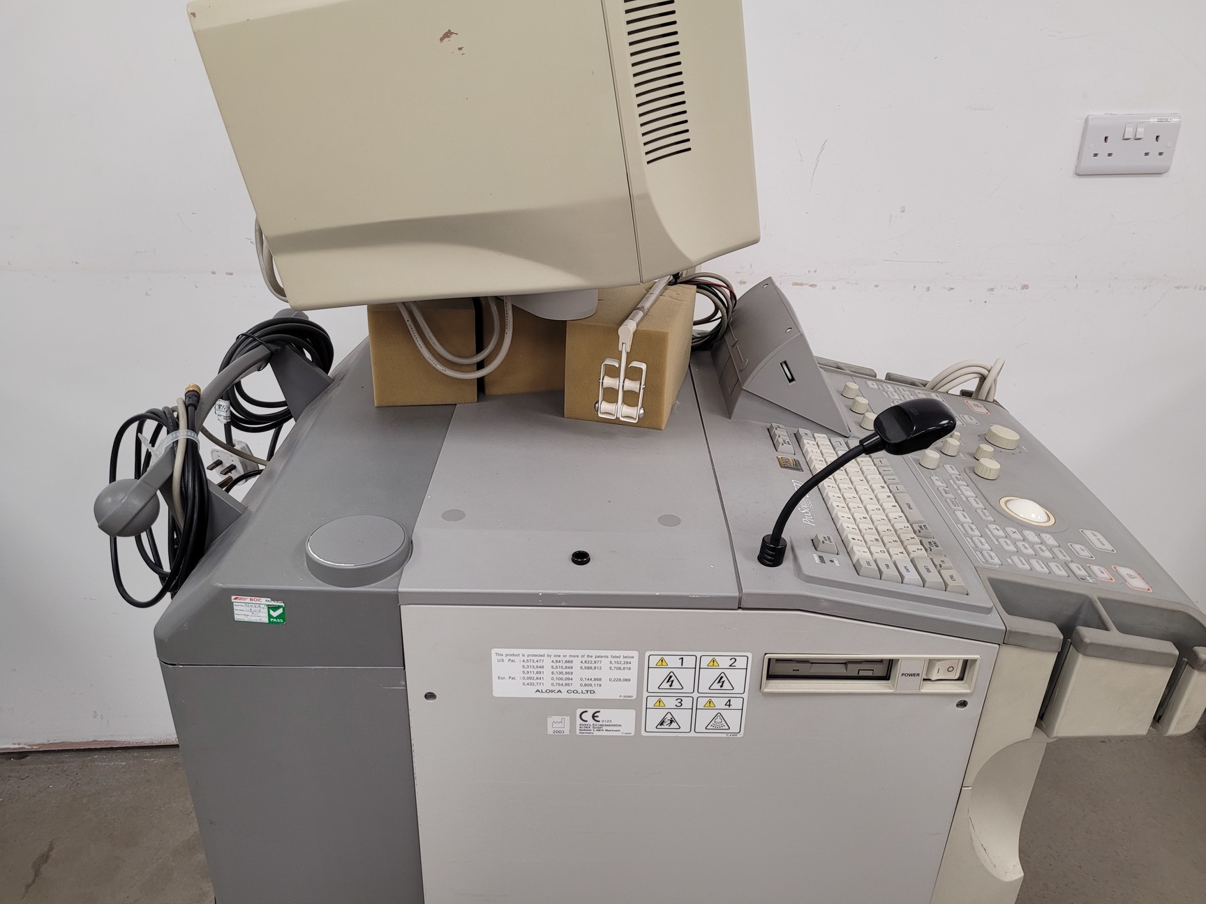 Image of Aloka ProSound Ultrasound Diagnostic System  Model: SSD-5500 Lab Spares/Repairs