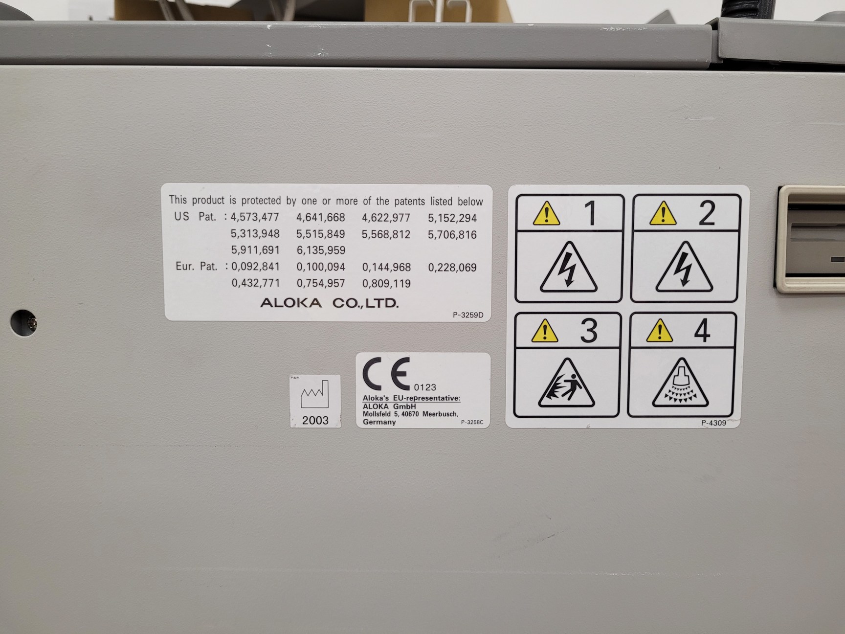 Image of Aloka ProSound Ultrasound Diagnostic System  Model: SSD-5500 Lab Spares/Repairs