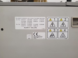 Thumbnail image of Aloka ProSound Ultrasound Diagnostic System  Model: SSD-5500 Lab Spares/Repairs