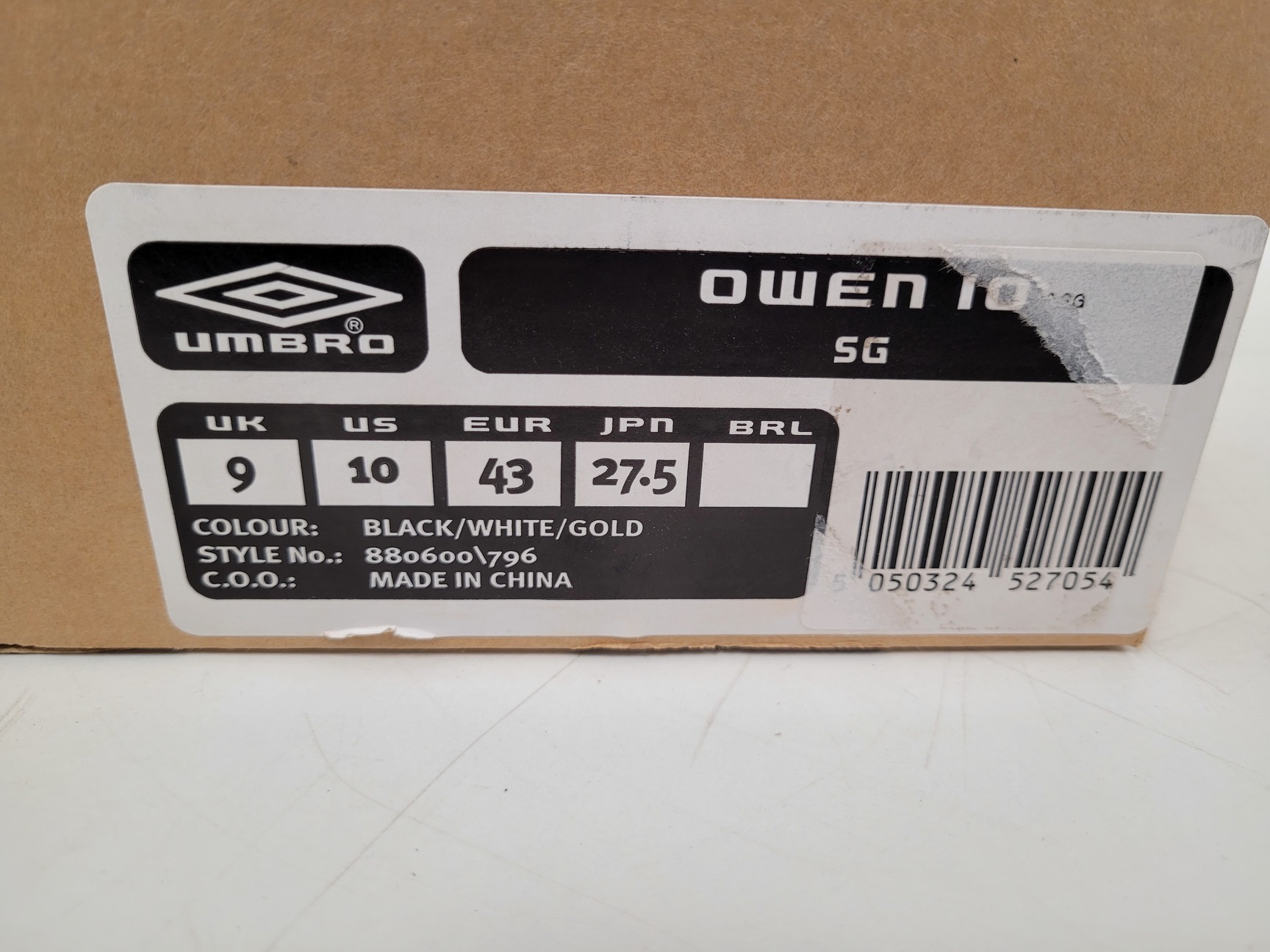 Image of 6 x Pairs Vintage Football Boots - Adidas Predator Mania, Umbro Owen Signature