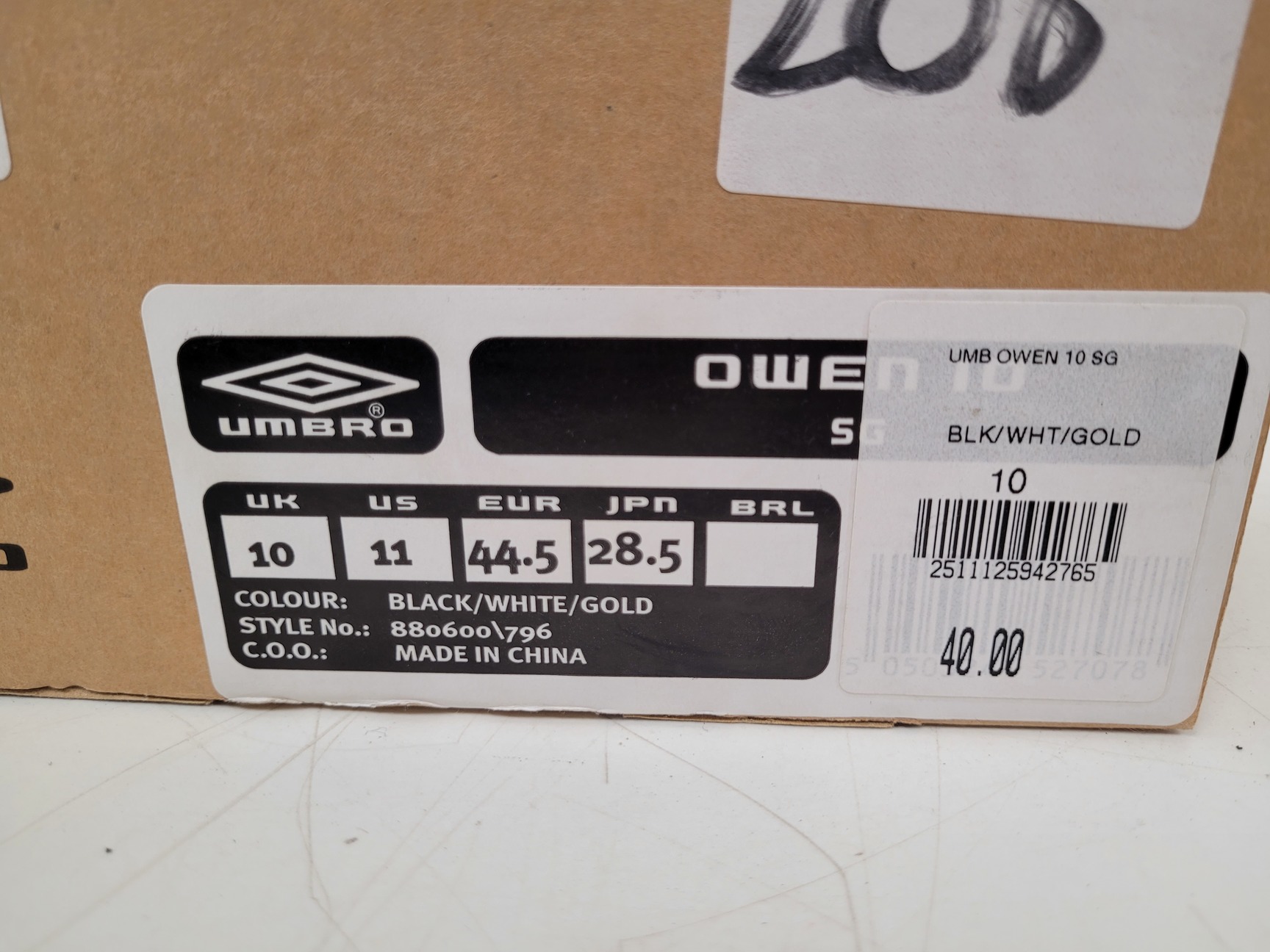Image of 6 x Pairs Vintage Football Boots - Adidas Predator Mania, Umbro Owen Signature