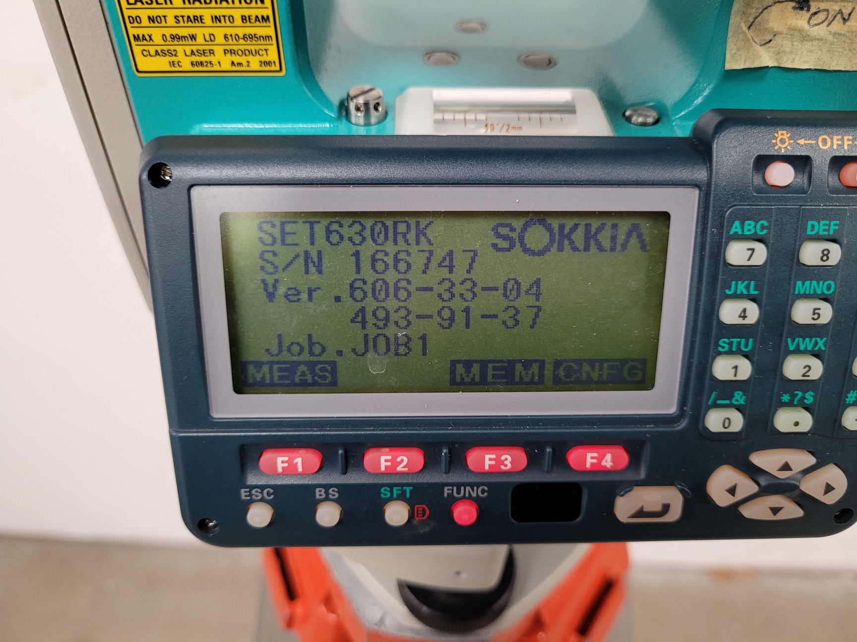 Image of Sokkia SET630RK Surveying Total Station with Tripod 