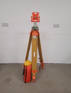 Thumbnail image of Surveying Reflector Prism with Carry Case & Topcon Surveyors Tripod