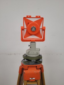 Thumbnail image of Surveying Reflector Prism with Carry Case & Topcon Surveyors Tripod