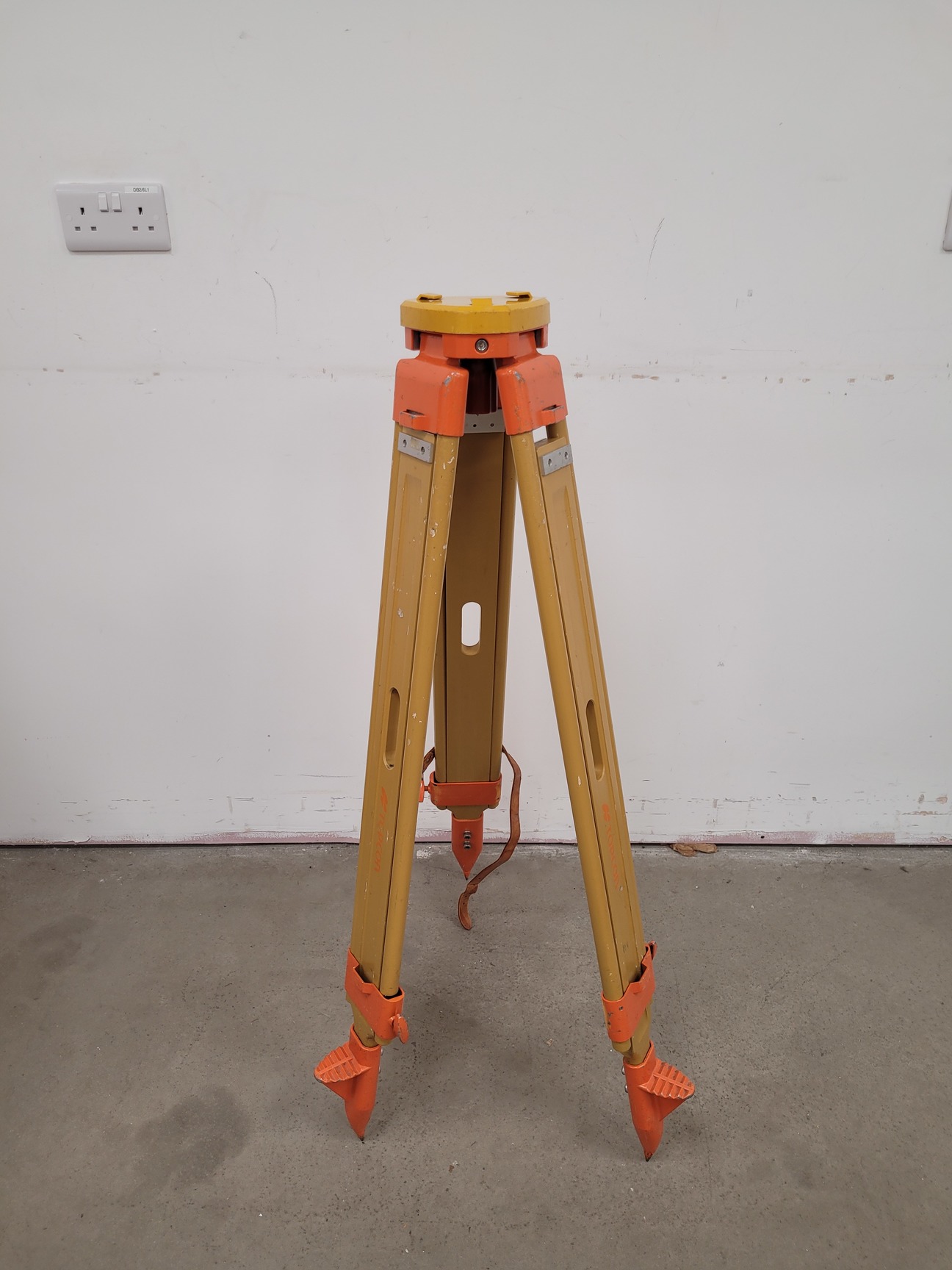Image of Surveying Reflector Prism with Carry Case & Topcon Surveyors Tripod