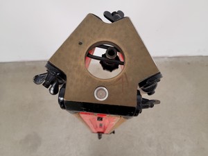 Thumbnail image of Surveying Reflector Prism with Wooden Surveyor's Tripod & Carry Case