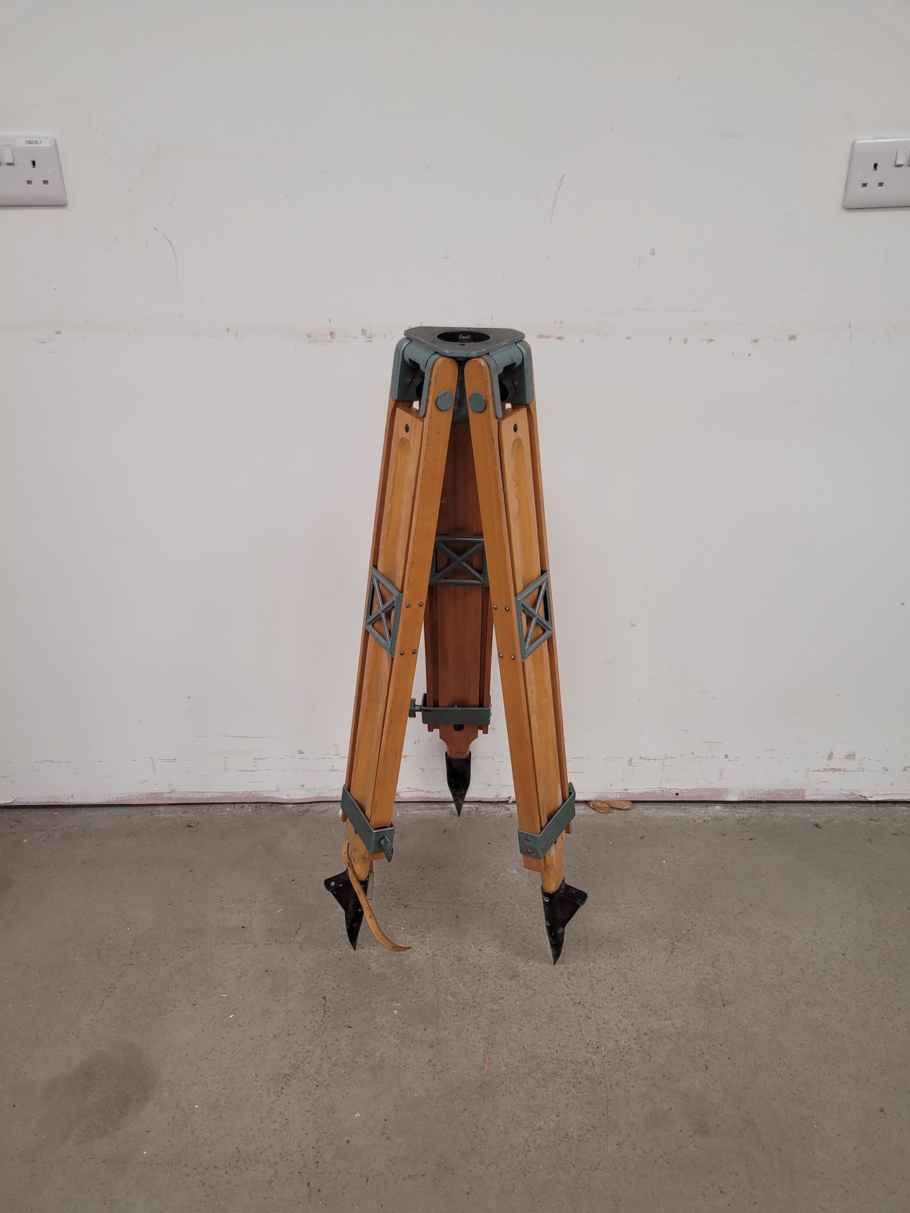 Image of Lot of 6 Surveyor's Tripods - Kern Swiss (Aarau)