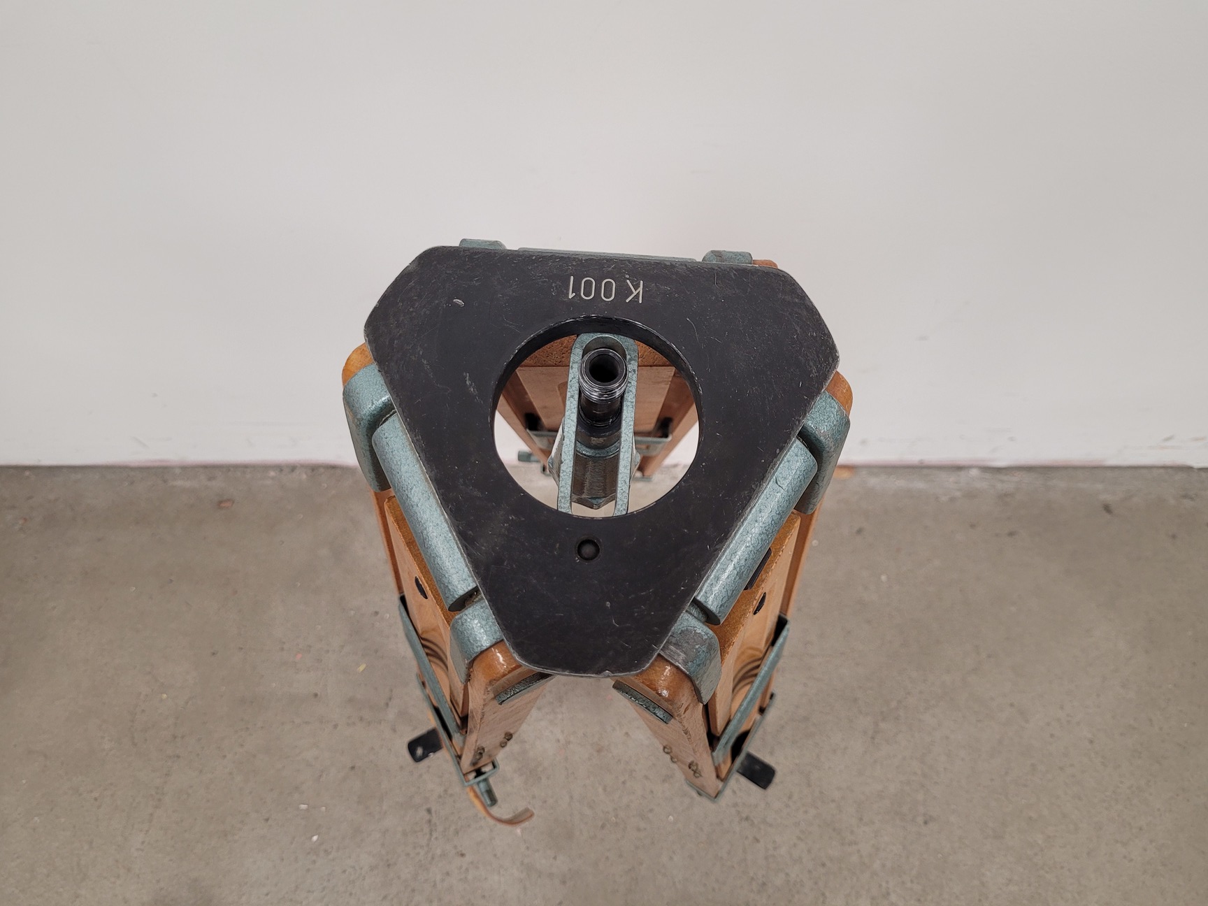 Image of Lot of 6 Surveyor's Tripods - Kern Swiss (Aarau)