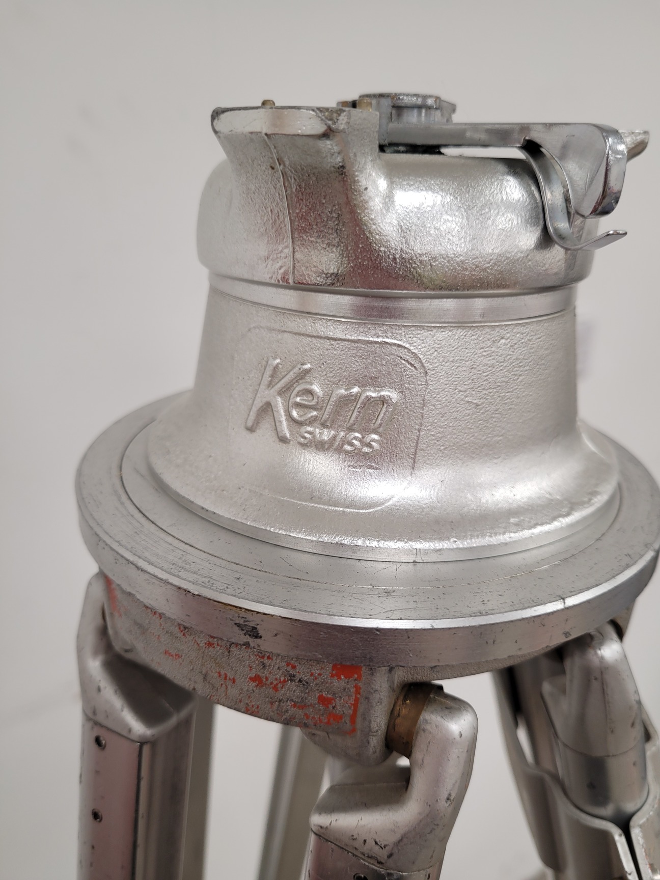 Image of Lot of 6 Surveyor's Tripods - Kern Swiss (Aarau)