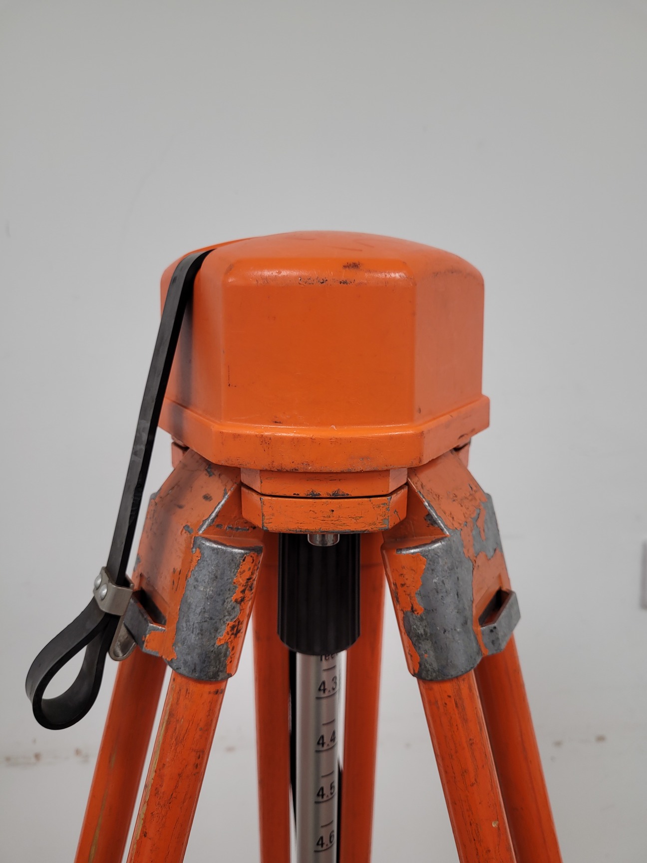 Image of Lot of 6 Surveyor's Tripods - Kern Swiss (Aarau)