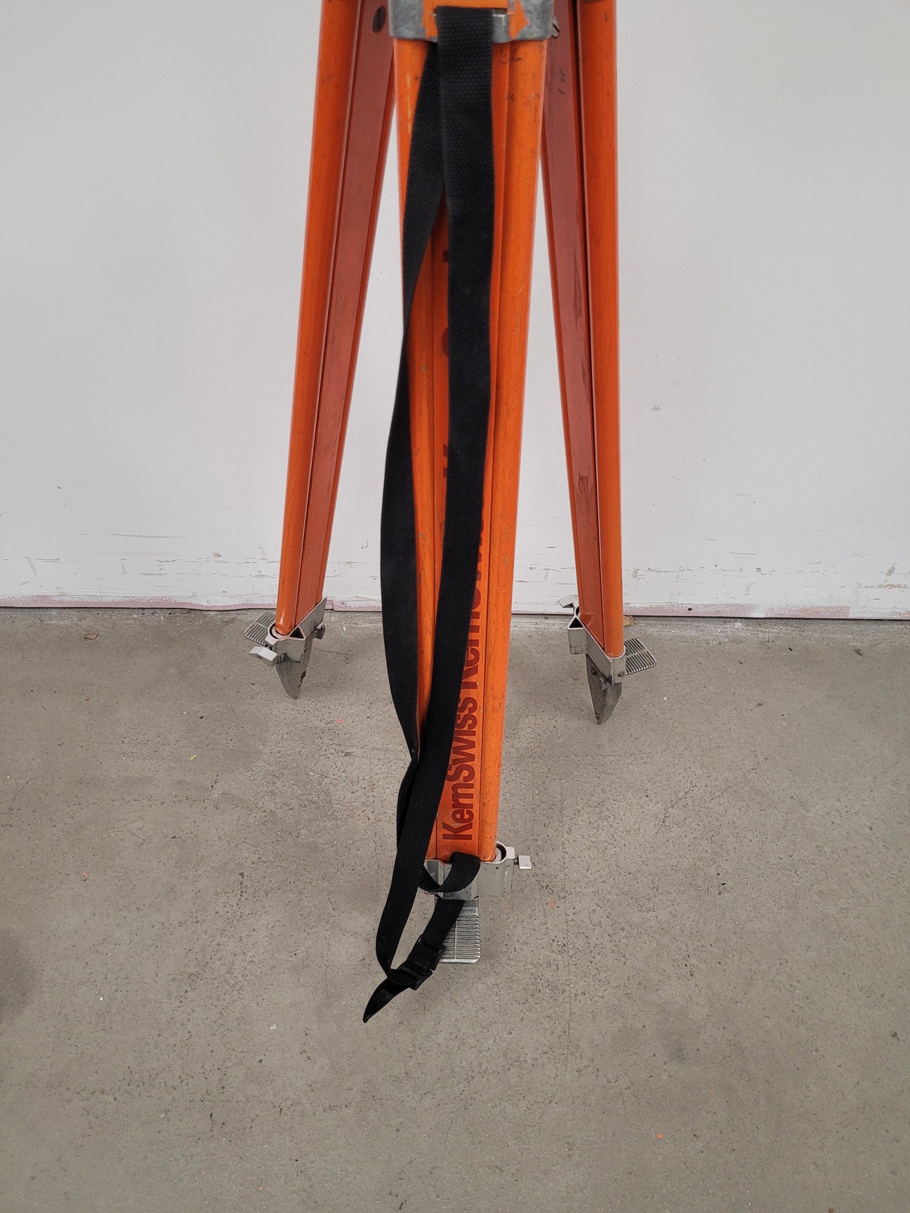 Image of Lot of 6 Surveyor's Tripods - Kern Swiss (Aarau)