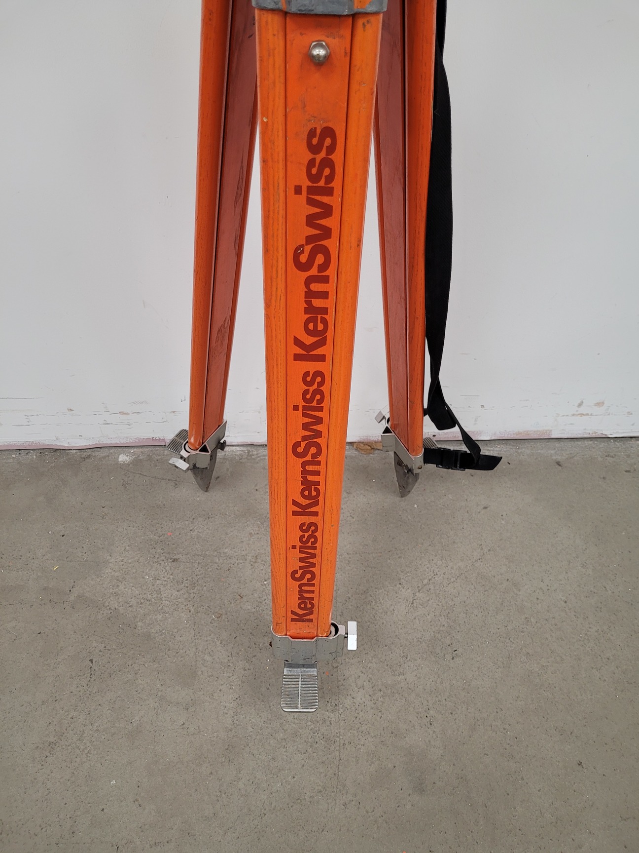 Image of Lot of 6 Surveyor's Tripods - Kern Swiss (Aarau)