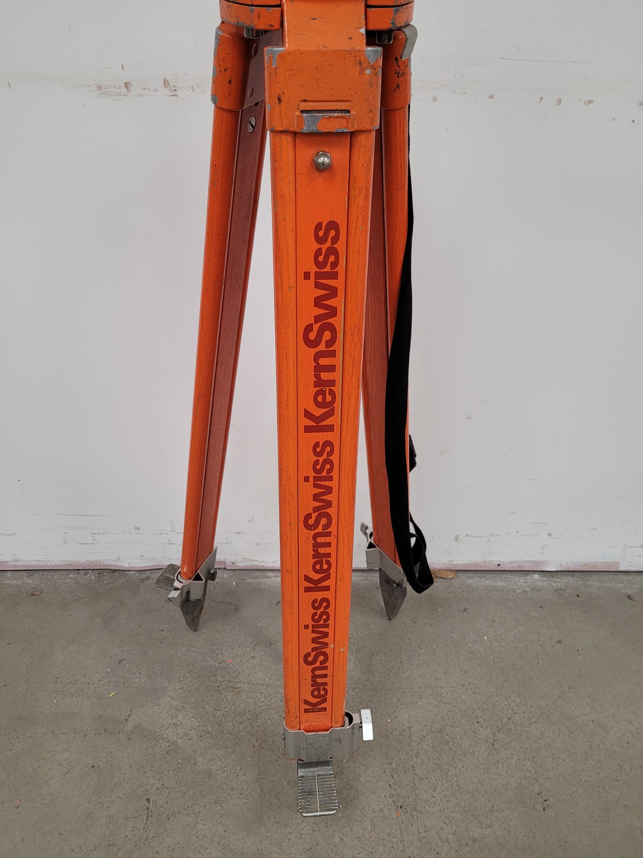Image of Lot of 6 Surveyor's Tripods - Kern Swiss (Aarau)