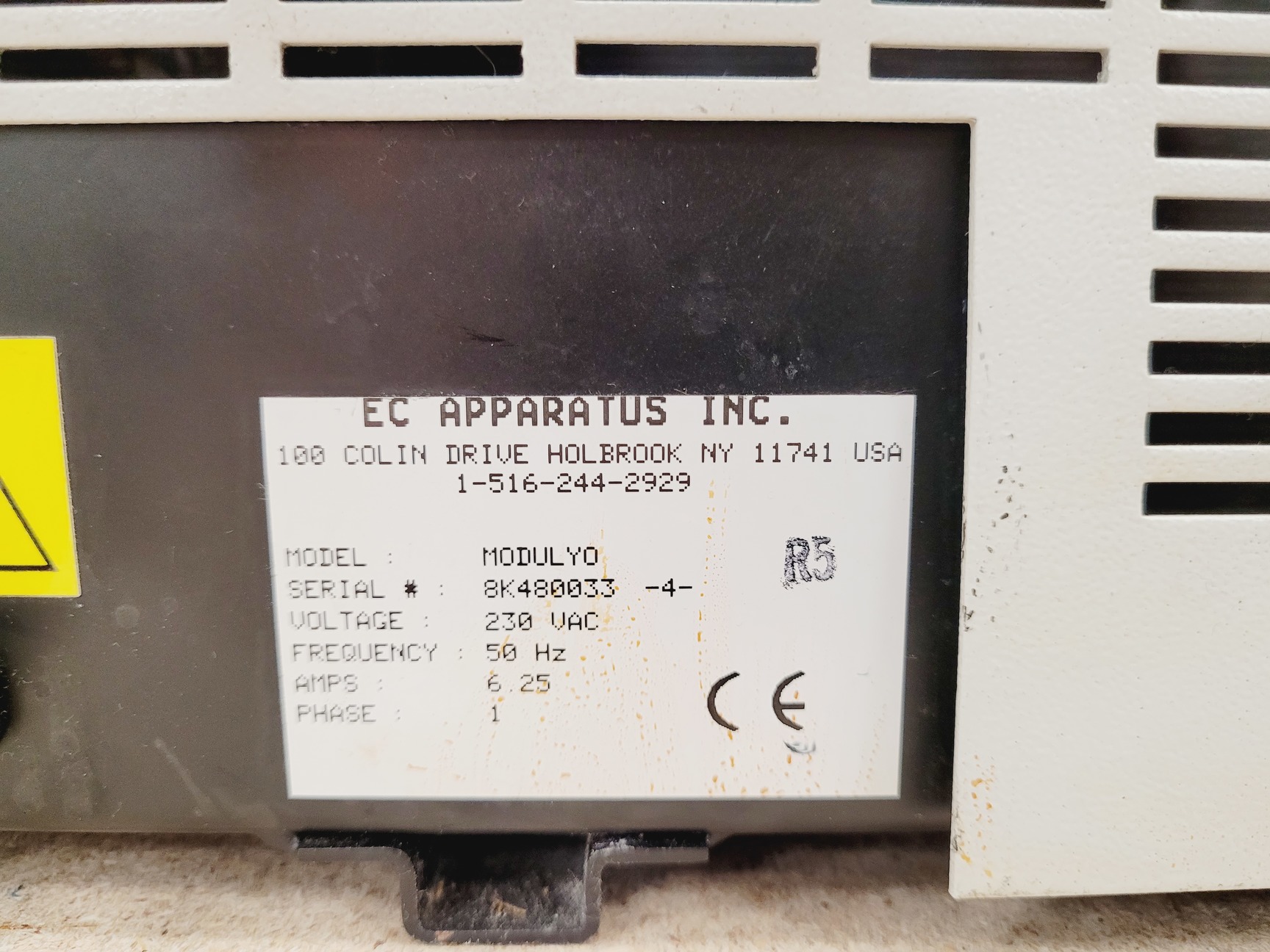 Image of EC Apparatus Modulyo Laboratory Freeze Dryer Lab Spares/Repairs