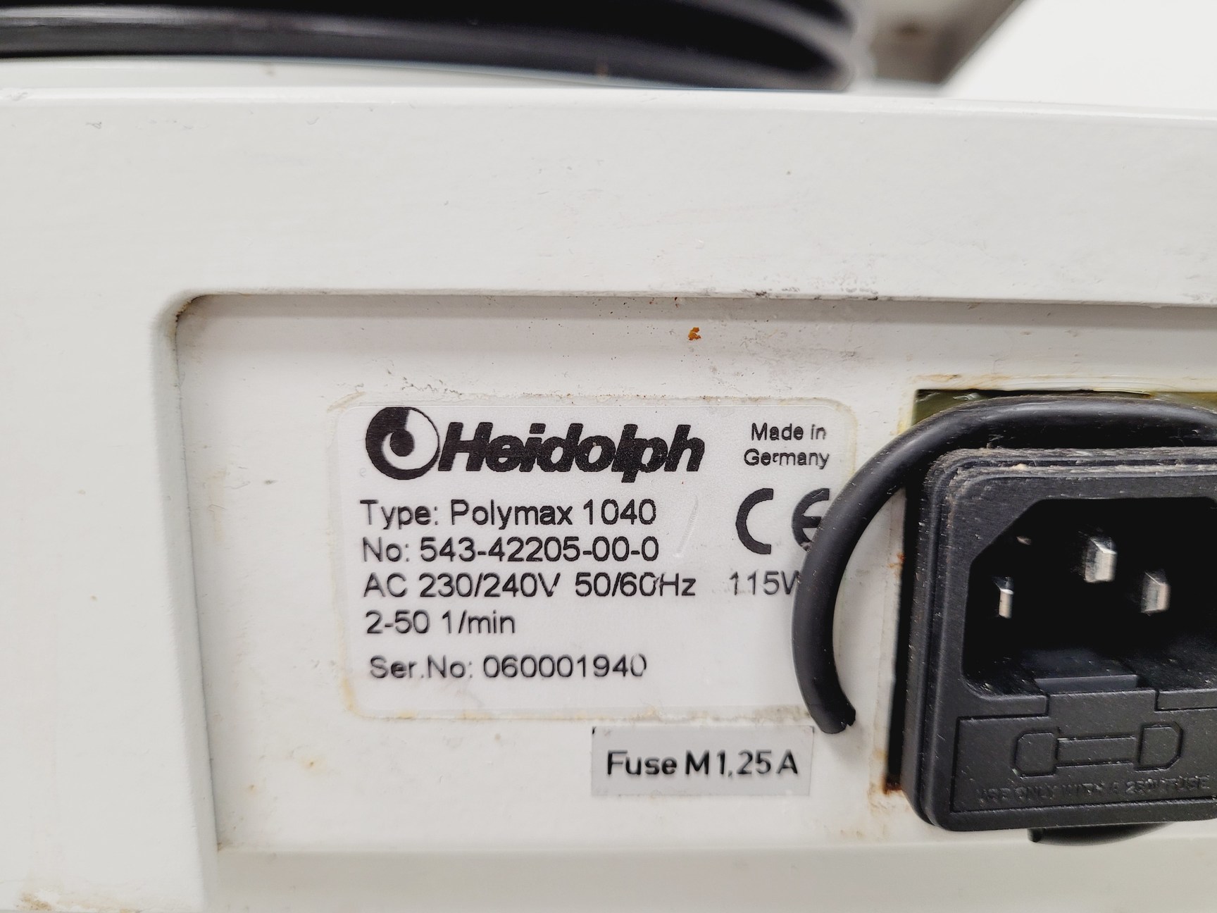 Image of Heidolph Polymax 1040 Laboratory Wave Platform Rocker Lab