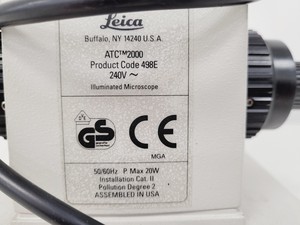 Thumbnail image of Leica Model ATC 2000 Microscope w/ 4 x Achromatic Objectives Lab