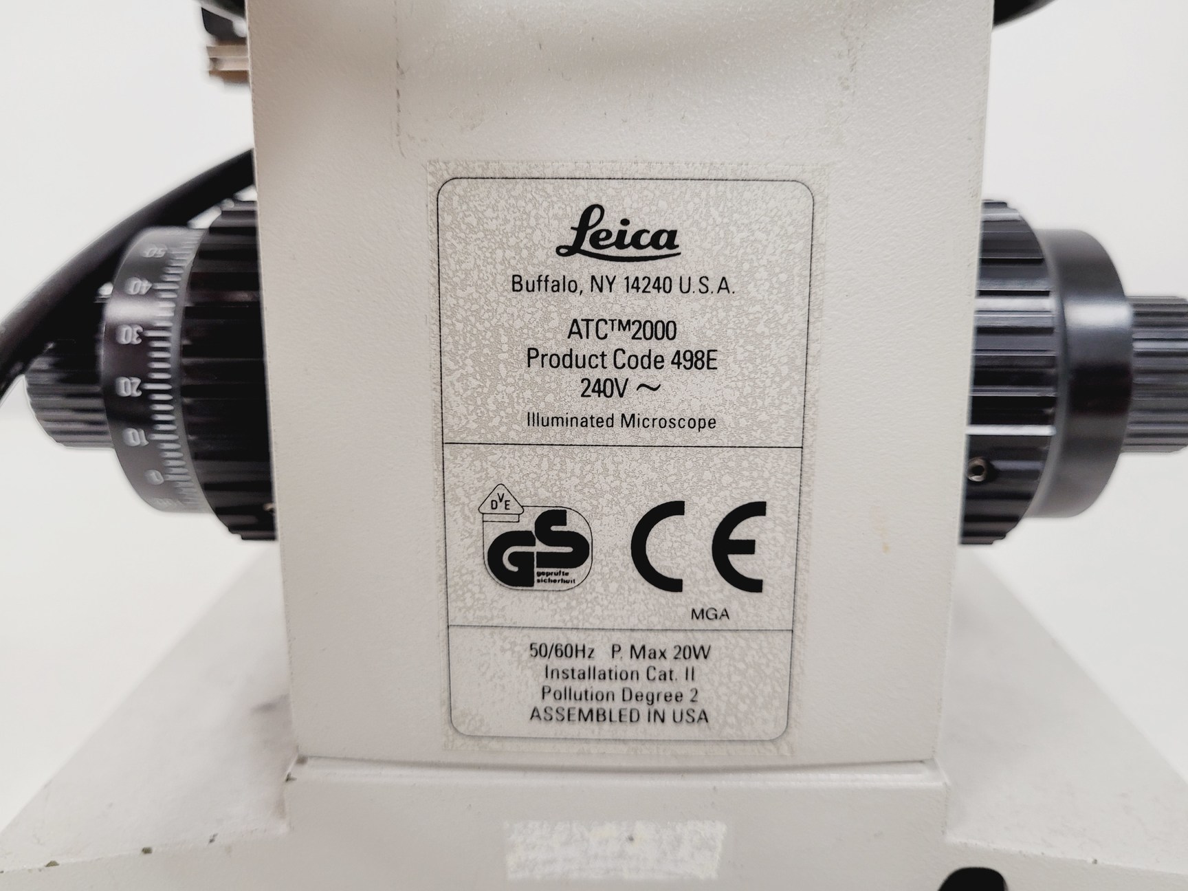 Image of Leica ATC 2000 Compound Microscope with 4 x Objectives - Achro OIL Lab