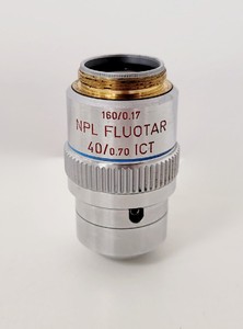 Thumbnail image of Leitz Diaplan Microscope Type 020-437.035 with 4 x Objectives Lab Spares/Repairs