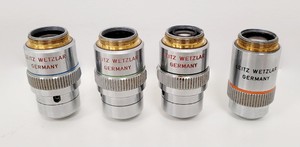 Thumbnail image of Leitz Diaplan Microscope Type 020-437.035 with 4 x Objectives Lab Spares/Repairs