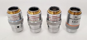 Thumbnail image of Leitz Diaplan Microscope Type 020-437.035 with 4 x Objectives Lab Spares/Repairs