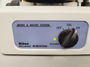 Thumbnail image of Nikon Eclipse E800M Fluorescence Microscope Lab