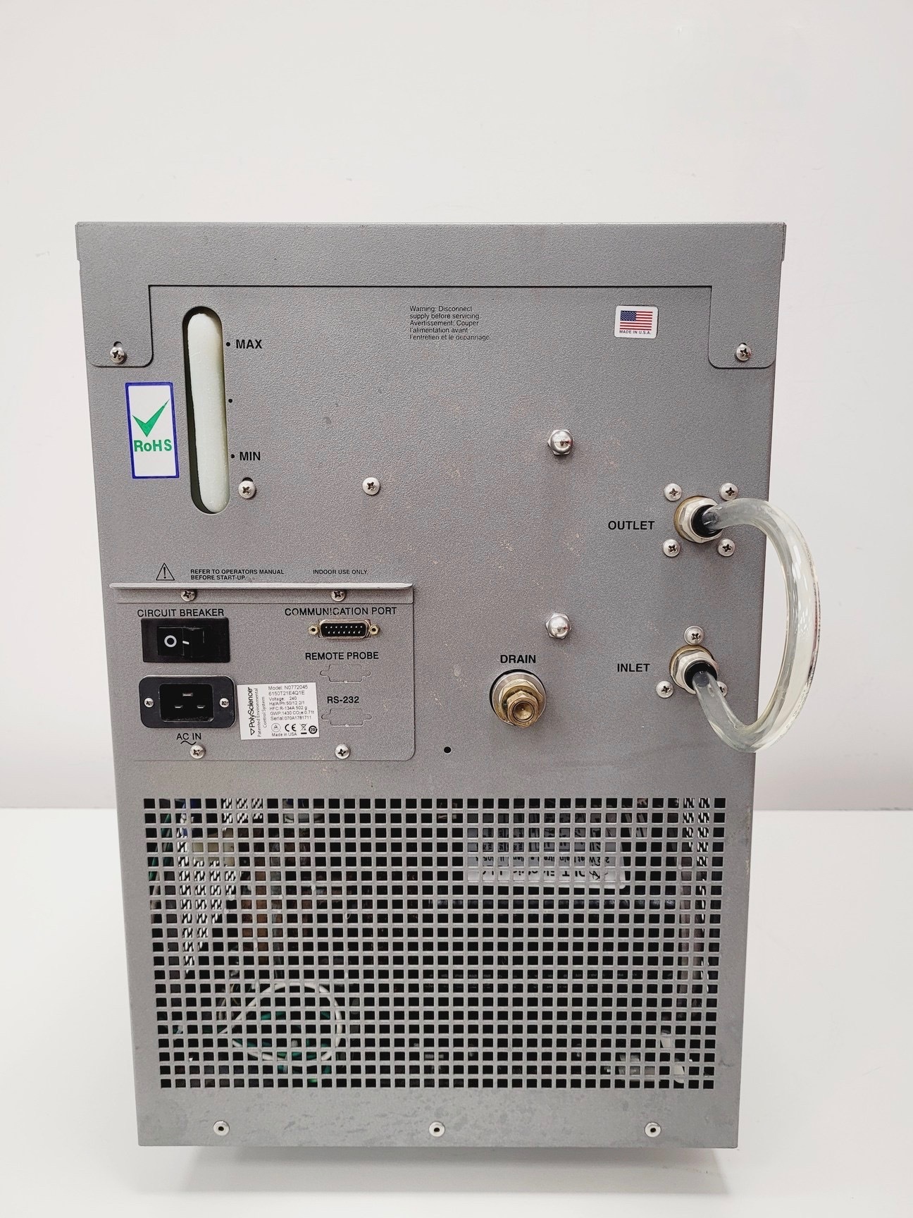 Image of Polyscience Whispercool Recirculating Chiller N0772045 ICP-MS & ICP-OES  Lab