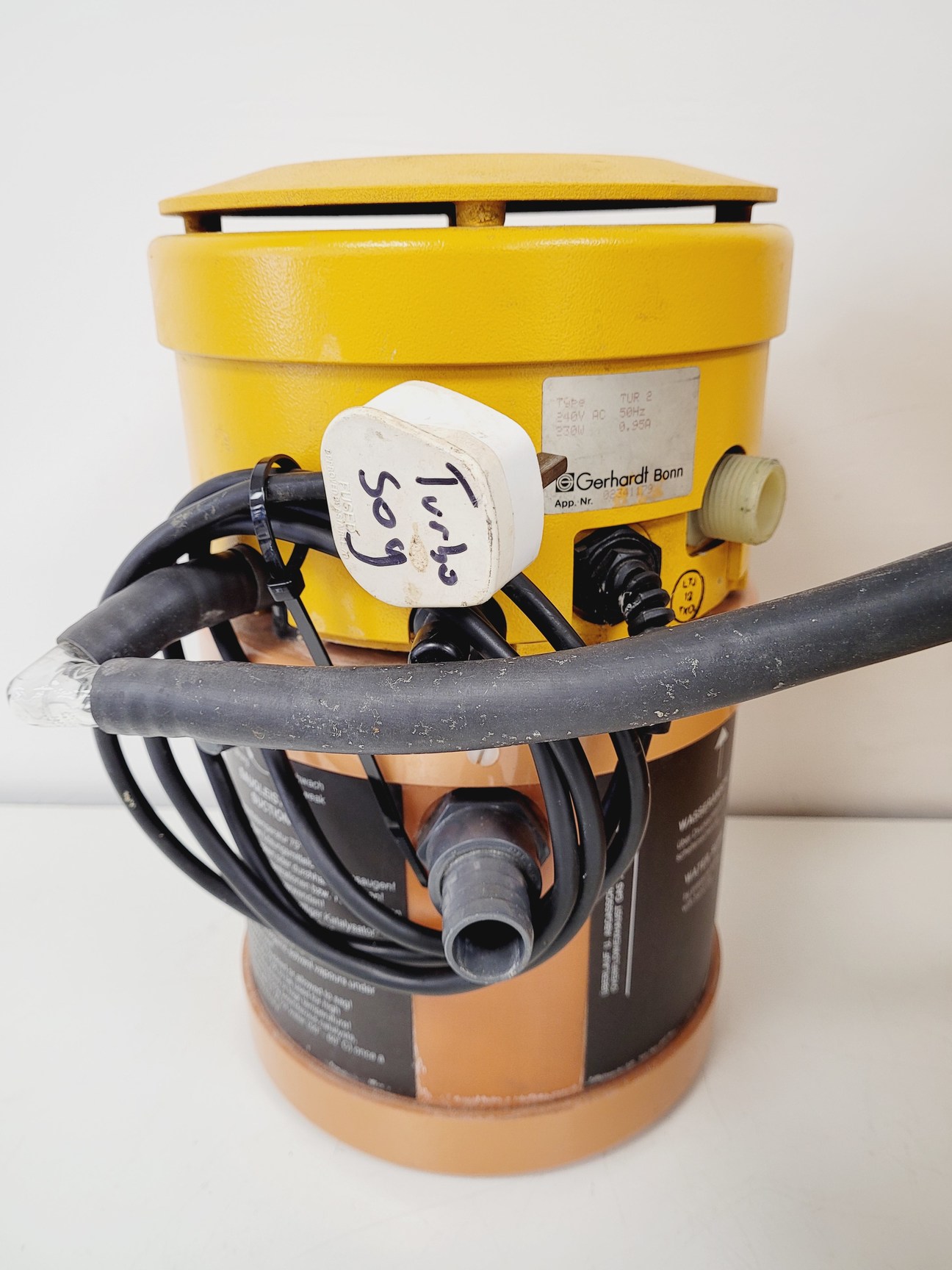 Image of Gerhardt Turbosog Fume Suction System Model TUR 2 Scrubber Unit Lab