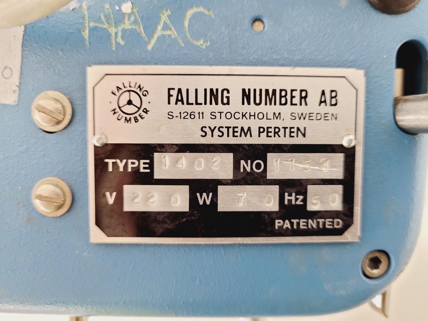 Image of Falling Number 1800 Grain Analysis System Lab Spares/Repairs