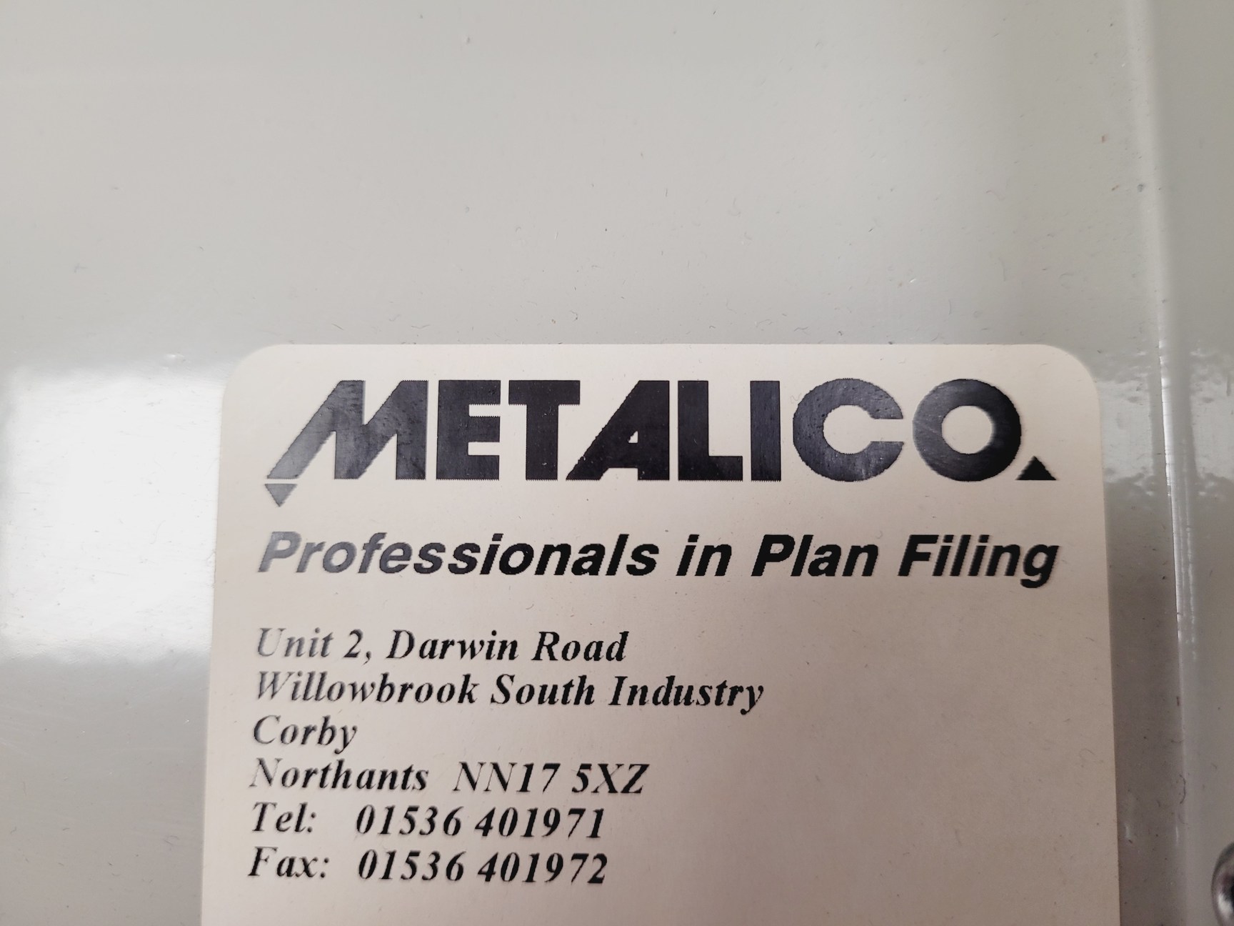 Image of Metalico A0 Cabinet w/ Key Map Document 6 Drawer