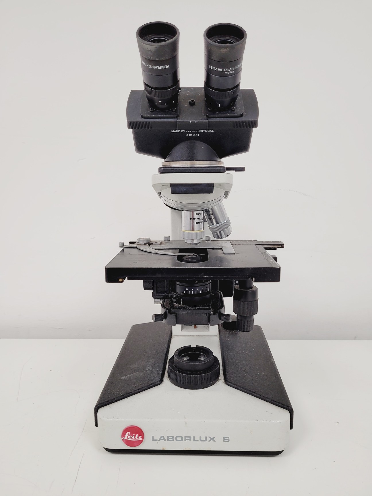 Image of Leitz Laborlux S Microscope 020-505.030 with 3 x Objectives - PHACO EF PLAN Lab