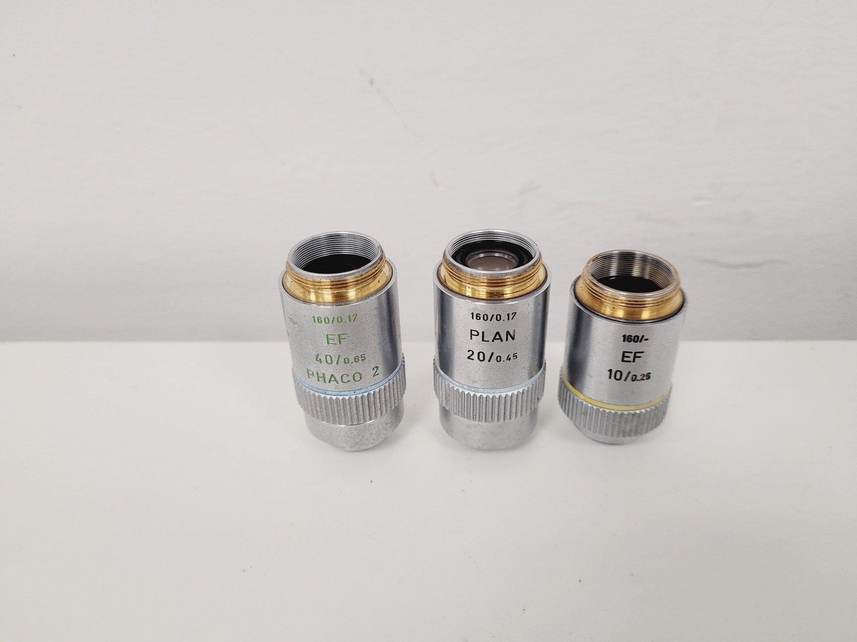 Image of Leitz Laborlux S Microscope 020-505.030 with 3 x Objectives - PHACO EF PLAN Lab
