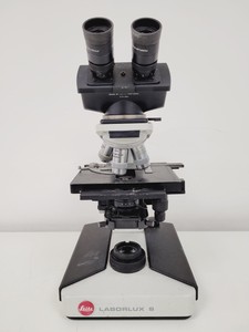 Thumbnail image of Leitz Laborlux S Microscope 020-505.030 with 3 x Objectives - PHACO EF PLAN Lab