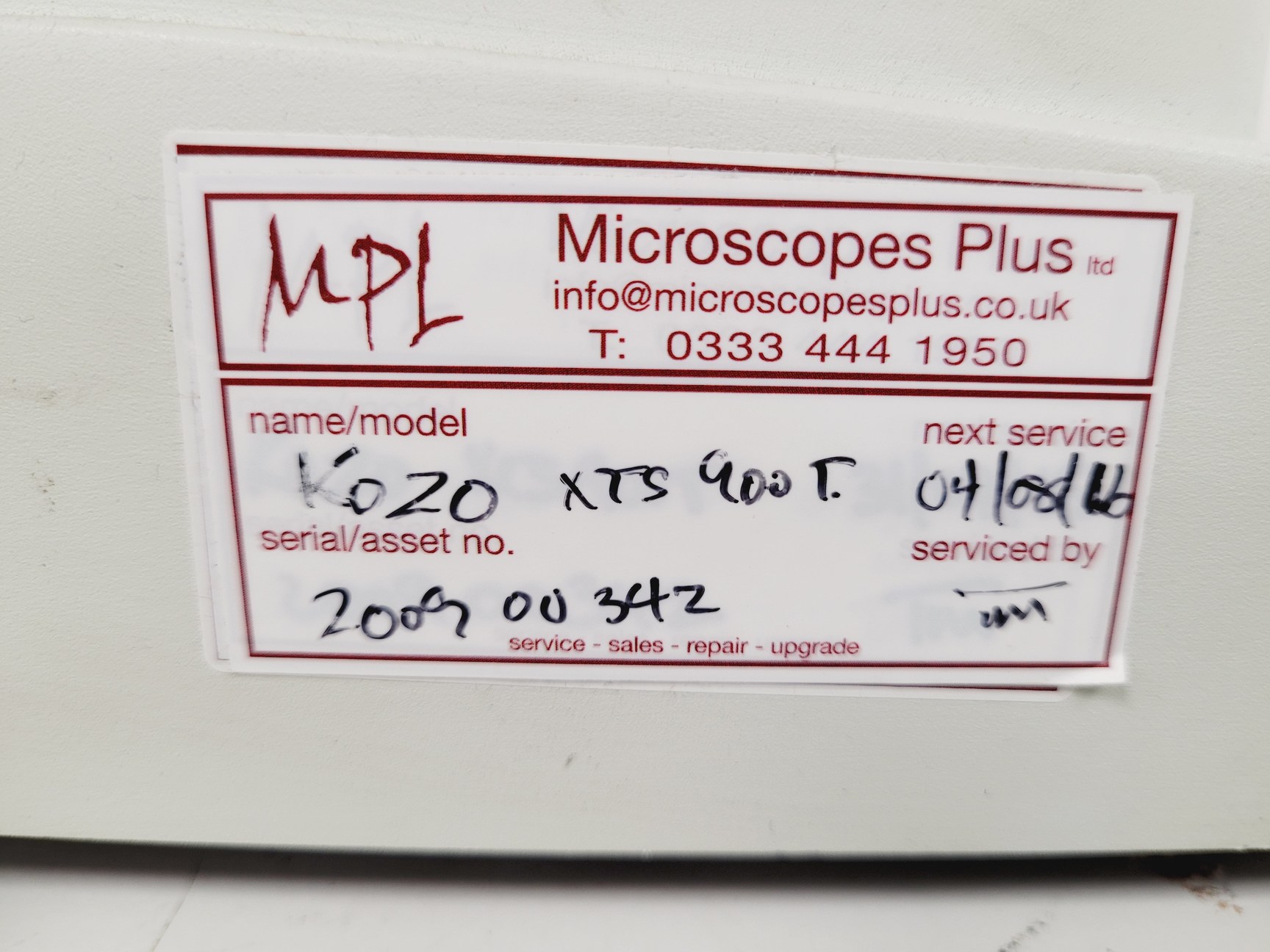 Image of Kozo XTS 900-T Laboratory  Microscope with 4 x PLAN Objectives Lab