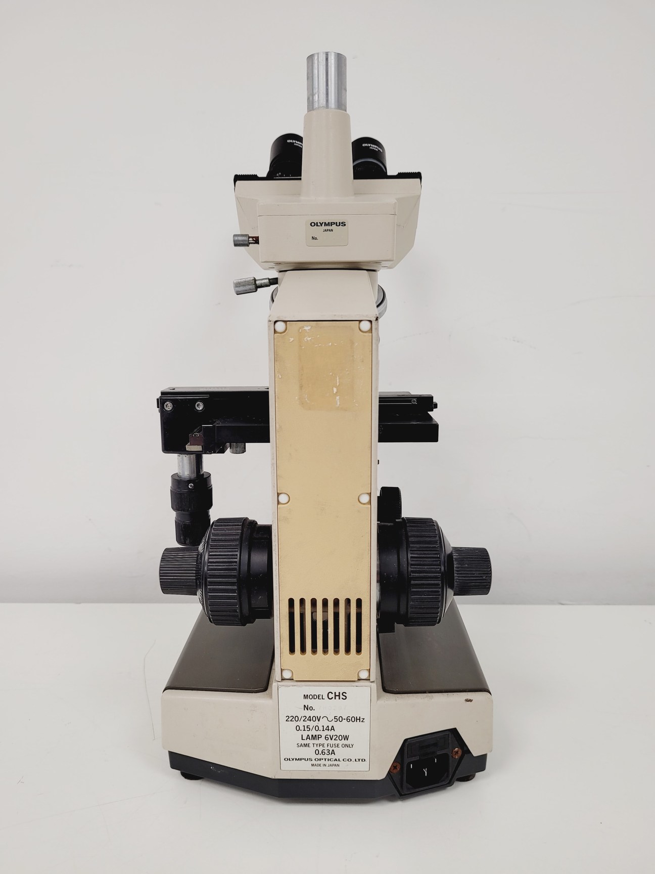 Image of Olympus CH-2 CHS Compound Laboratory Microscope with 4 x Objectives Lab