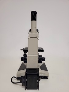 Thumbnail image of Nikon Optiphot Microscope with 3 x Objectives - Ph 3 DL, Ph1, 4/0.1 160/- Lab