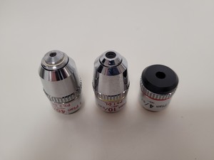 Thumbnail image of Nikon Optiphot Microscope with 3 x Objectives - Ph 3 DL, Ph1, 4/0.1 160/- Lab
