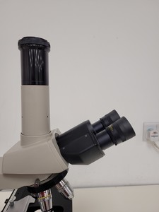 Thumbnail image of Nikon Optiphot Microscope with 3 x Objectives - Ph 3 DL, Ph1, 4/0.1 160/- Lab