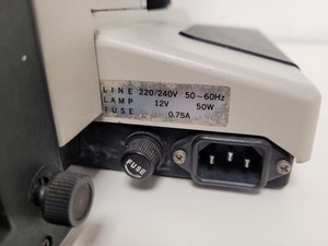 Thumbnail image of Nikon Optiphot Microscope with 3 x Objectives - Ph 3 DL, Ph1, 4/0.1 160/- Lab