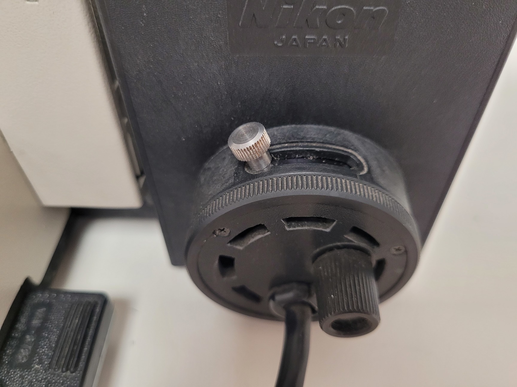 Image of Nikon Optiphot Microscope with 3 x Objectives - Ph 3 DL, Ph1, 4/0.1 160/- Lab