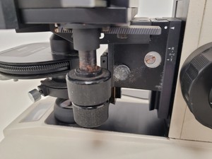Thumbnail image of Nikon Optiphot Microscope with 3 x Objectives - Ph 3 DL, Ph1, 4/0.1 160/- Lab