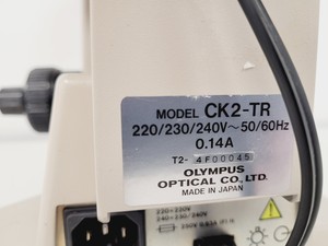 Thumbnail image of Olympus CK2 Inverted Phase Contrast Microscope with 3 x Objectives CK2-TR Lab
