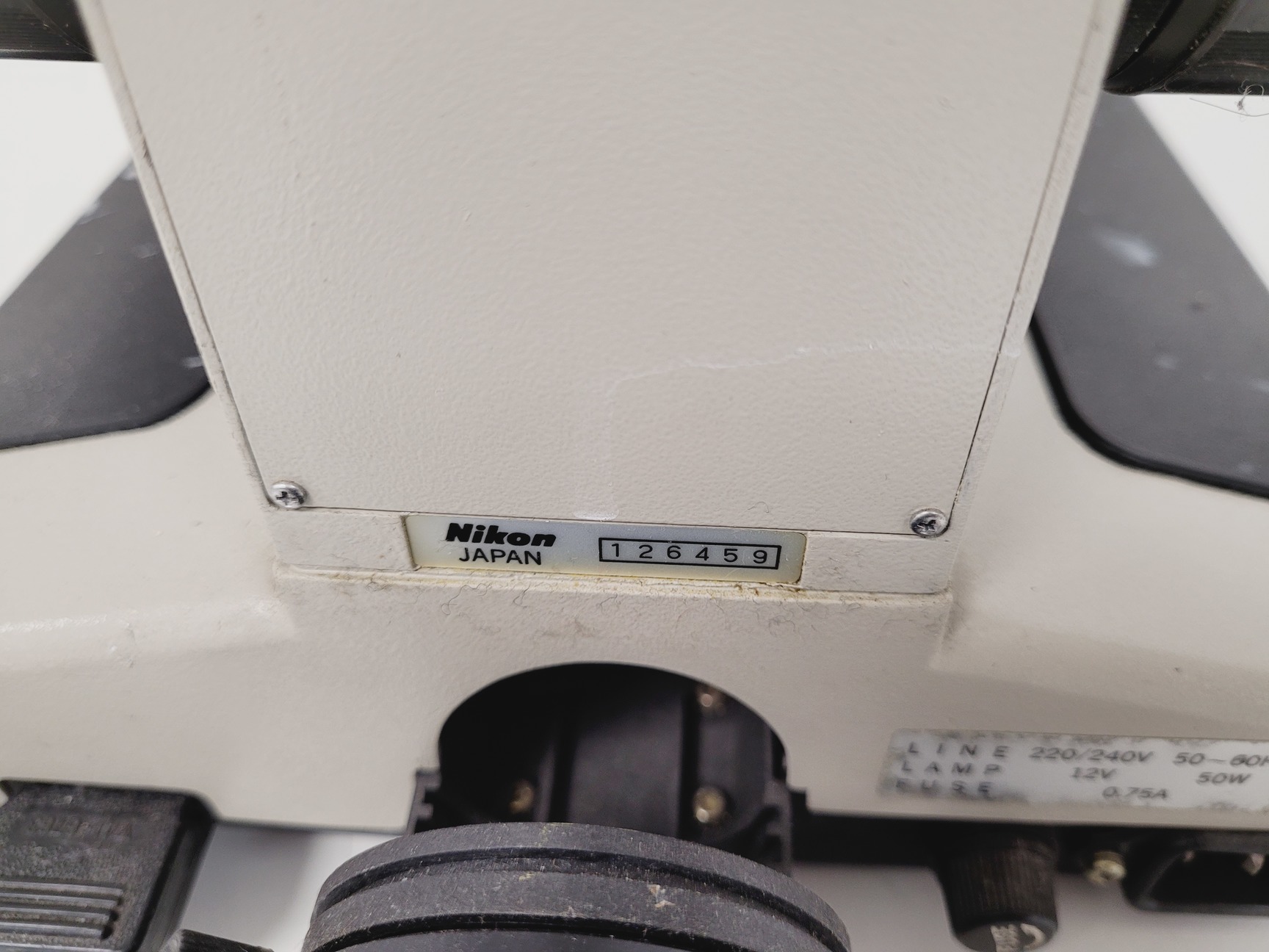Image of Nikon Optiphot Phase Contrast Microscope with 2 x Objectives - Ph1 DL Lab