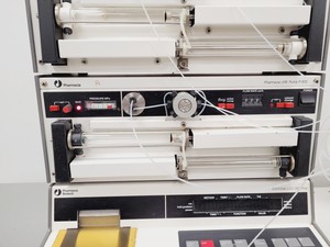 Thumbnail image of Pharmacia Biotech FPLC System & Stand - LCC 501 Plus, P-500, UV-1, REC112 Lab