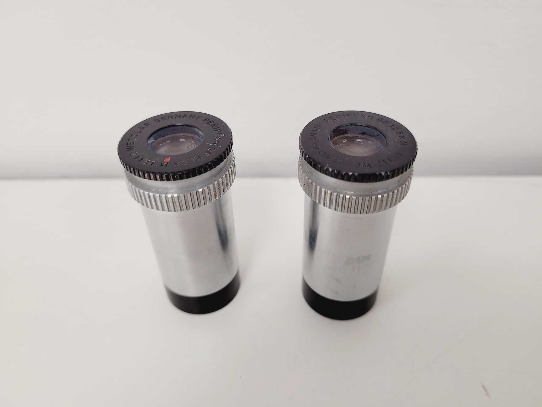 Image of Leitz Wetzlar Orthoplan Microscope with 5 x Objectives, Phaco, FLUOTAR Lab